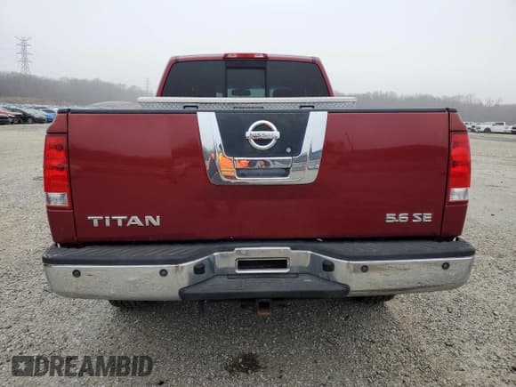 ✅ 2008 Nissan Titan XE • VIN: 1N6AA06C98N336311 • Lot: 43977905. Listed on Copart with 191,659 mi. Free auction sales archive from the USA and detailed vehicle history report at DreamBid. Image 6.