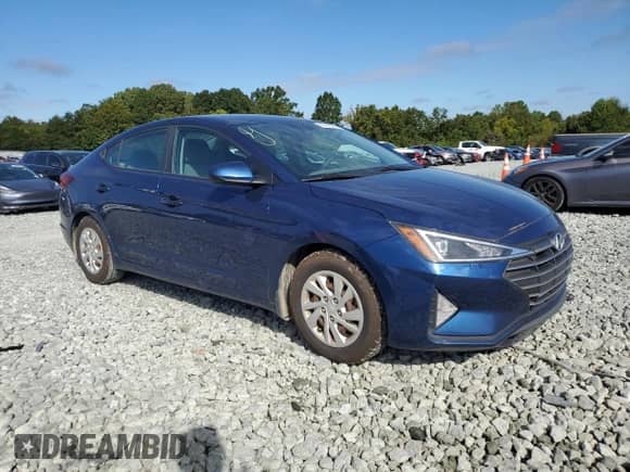 2020 Hyundai Elantra SE with VIN 5NPD74LF2LH512502, listed as a Copart auction lot 81478145 with 176,691 mi miles and Salvage title. Bid and sale history available at DreamBid. Image 4.