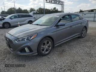 2018 Hyundai Sonata SEL with VIN 5NPE34AFXJH707148, listed as a Copart auction lot 81205245 with 84,009 mi miles and Salvage title. Bid and sale history available at DreamBid. Image 1.