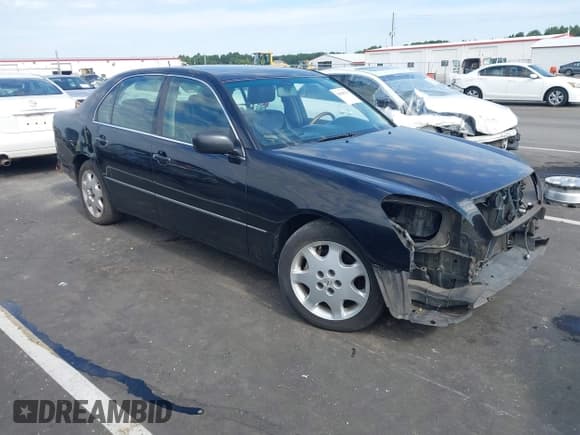 ✅ 2001 Lexus LS 430 • VIN: JTHBN30F510039957 • Lot: 43058129. Listed on IAAI with 245,182 mi. Free auction sales archive from the USA and detailed vehicle history report at DreamBid. Image 1.