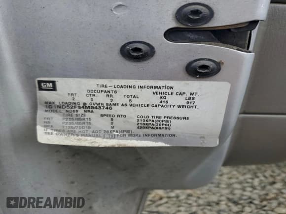 ✅ 2004 Chevrolet Malibu Classic • VIN: 1G1ND52F34M543746 • Лот: 94994025. Опубликован ранее на Copart с пробегом 136 177 миль. Бесплатный доступ к архиву аукционных продаж из США и подробный отчёт об истории автомобиля на DreamBid. Изображение 12.