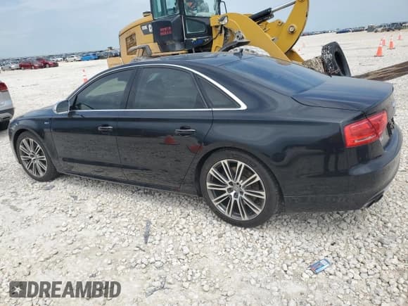 ✅ 2013 Audi S8 • VIN: WAUD2AFD9DN019583 • Lot: 50389455. Listed on Copart with 80,450 mi. Free auction sales archive from the USA and detailed vehicle history report at DreamBid. Image 2.
