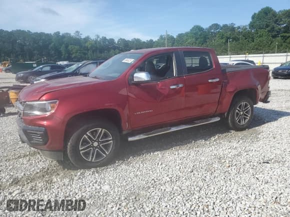 ✅ 2021 Chevrolet Colorado 2WD Work Truck • VIN: 1GCGSBEN1M1111410 • Lot: 59946025. Wystawiony na Copart z przebiegiem 77 753 mil. Bezpłatny archiwum sprzedaży aukcyjnych z USA i szczegółowy raport historii pojazdu na DreamBid. Zdjęcie 1.
