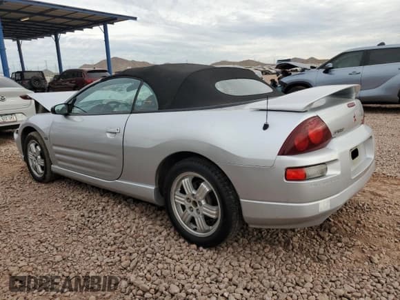 ✅ 2001 Mitsubishi Eclipse GT • VIN: 4A3AE85H21E013398 • Lot: 82793504. Wystawiony na Copart z przebiegiem 85 716 mil. Bezpłatny archiwum sprzedaży aukcyjnych z USA i szczegółowy raport historii pojazdu na DreamBid. Zdjęcie 2.
