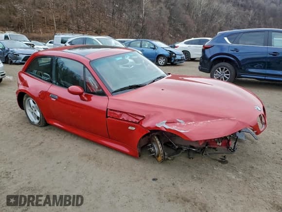 ✅ 2000 BMW Z3 • VIN: WBSCM9345YLC61831 • Lot: 95613485. Listed on Copart with 153,418 mi. Free auction sales archive from the USA and detailed vehicle history report at DreamBid. Image 4.