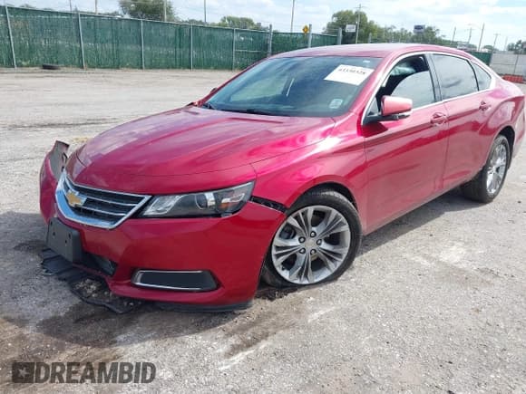 ✅ 2015 Chevrolet Impala LT • VIN: 2G1115SL0F9264591 • Lot: 43330328. Listed on IAAI with 127,226 mi. Free auction sales archive from the USA and detailed vehicle history report at DreamBid. Image 2.
