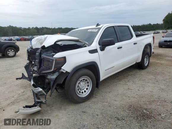 ✅ 2024 GMC Sierra 1500 Pro • VIN: 3GTPUAEK4RG153833 • Lot: 67361475. Listed on Copart with Not provided. Free auction sales archive from the USA and detailed vehicle history report at DreamBid. Image 1.