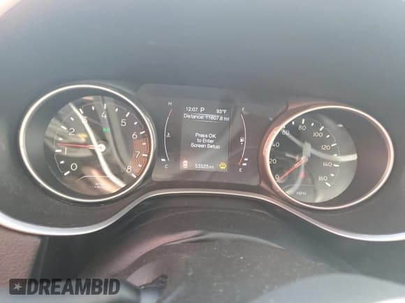 ✅ 2020 Jeep Compass Latitude • VIN: 3C4NJDBB1LT105128 • Lot: 85172875. Listed on Copart with 53,525 mi. Free auction sales archive from the USA and detailed vehicle history report at DreamBid. Image 9.