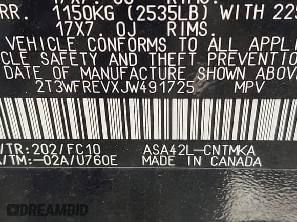 ✅ 2018 Toyota RAV4 XLE • VIN: 2T3WFREVXJW491725 • Lot: 42216365. Wystawiony na IAAI z przebiegiem 76 365 mil. Bezpłatny archiwum sprzedaży aukcyjnych z USA i szczegółowy raport historii pojazdu na DreamBid. Zdjęcie 9.