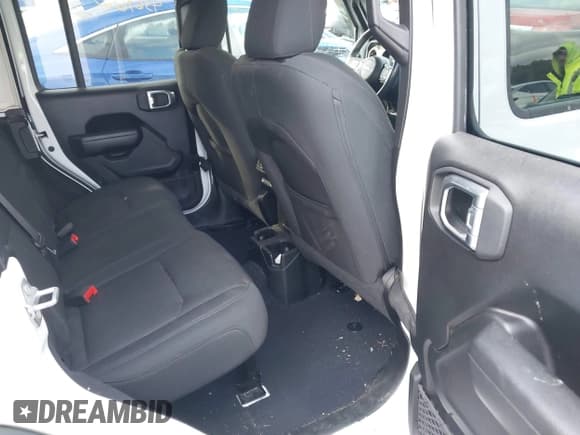 ✅ 2022 Jeep Wrangler Unlimited Sport S • VIN: 1C4HJXDG3NW185374 • Lot: 43696127. Listed on IAAI with 52,980 mi. Free auction sales archive from the USA and detailed vehicle history report at DreamBid. Image 8.