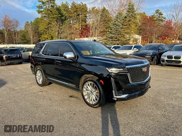 ✅ 2021 Cadillac Escalade Premium Luxury • VIN: 1GYS4CKL5MR267264 • Лот: 96802785. Опубликован ранее на Copart с пробегом 158 790 миль. Бесплатный доступ к архиву аукционных продаж из США и подробный отчёт об истории автомобиля на DreamBid. Изображение 1.