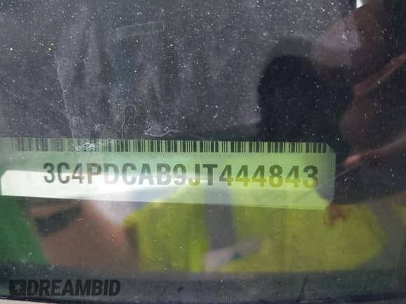 2018 Dodge Journey SE с VIN 3C4PDCAB9JT444843, выставлен на аукционе IAAI как лот 42473807 с пробегом 146 996 миль миль и . История ставок и продаж доступна на DreamBid. Изображение 9.