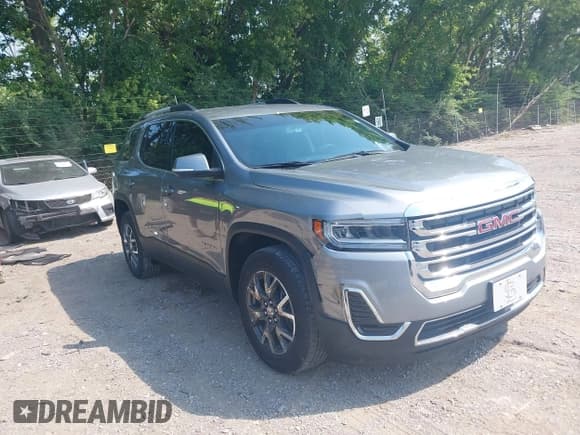 ✅ 2023 GMC Acadia SLE • VIN: 1GKKNRL47PZ244591 • Lot: 42585550. Listed on IAAI with 32,596 mi. Free auction sales archive from the USA and detailed vehicle history report at DreamBid. Image 1.