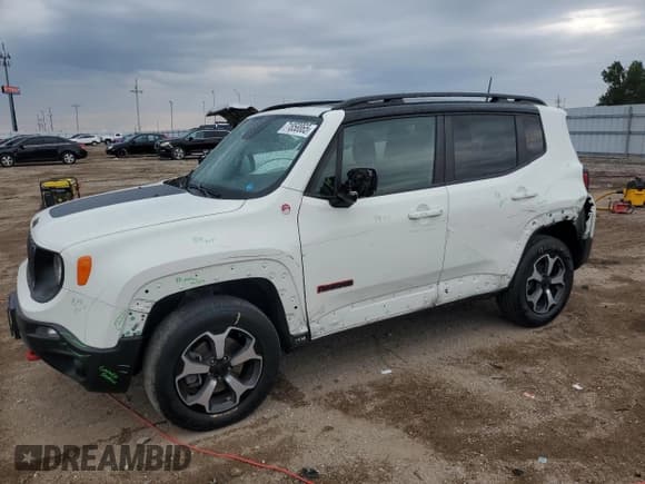 ✅ 2020 Jeep Renegade Trailhawk • VIN: ZACNJBC14LPL73928 • Лот: 71858865. Опубликован ранее на Copart с пробегом 59 395 миль. Бесплатный доступ к архиву аукционных продаж из США и подробный отчёт об истории автомобиля на DreamBid. Изображение 1.