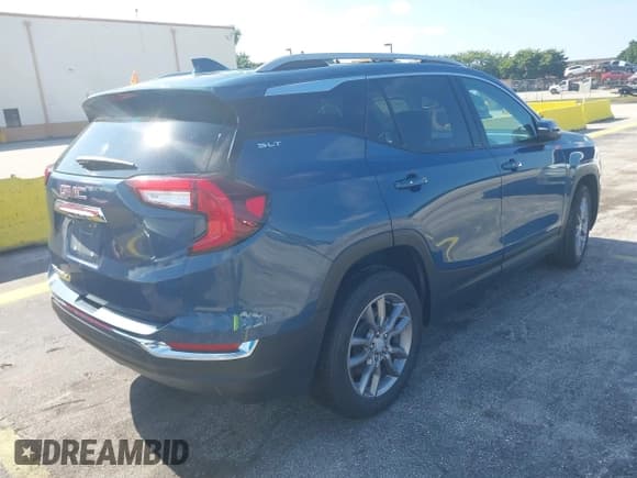 ✅ 2024 GMC Terrain SLT • VIN: 3GKALPEG7RL177515 • Lot: 43834655. Listed on IAAI with 45,537 mi. Free auction sales archive from the USA and detailed vehicle history report at DreamBid. Image 4.