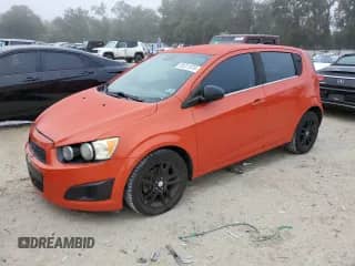 2013 Chevrolet Sonic LT with VIN 1G1JC6SB1D4228755, listed as a Copart auction lot 64185375 with 76,813 mi miles and Non repairable. Bid and sale history available at DreamBid. Image 1.