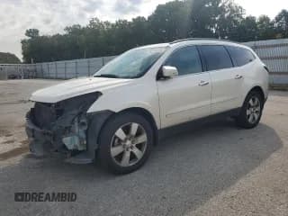 ✅ 2014 Chevrolet Traverse LTZ • VIN: 1GNKVJKD9EJ348548 • Lot: 80199825. Wystawiony na Copart z przebiegiem 166 265 mil. Bezpłatny archiwum sprzedaży aukcyjnych z USA i szczegółowy raport historii pojazdu na DreamBid. Zdjęcie 1.