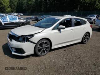 2021 Subaru Impreza Special Sports z VIN 4S3GTAM63M3710380, wystawiony jako Copart lot #70469795 z przebiegiem 55 504 mil mil oraz Szkoda całkowita • Salvage title. Historia ofert i sprzedaży dostępna na DreamBid. Obrazek 1.