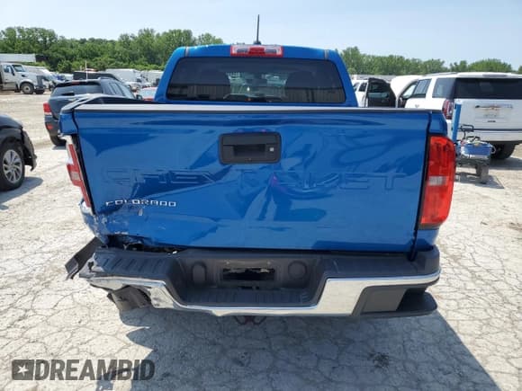 ✅ 2021 Chevrolet Colorado 2WD Work Truck • VIN: 1GCGSBEA7M1122859 • Lot: 58928355. Listed on Copart with 48,029 mi. Free auction sales archive from the USA and detailed vehicle history report at DreamBid. Image 6.