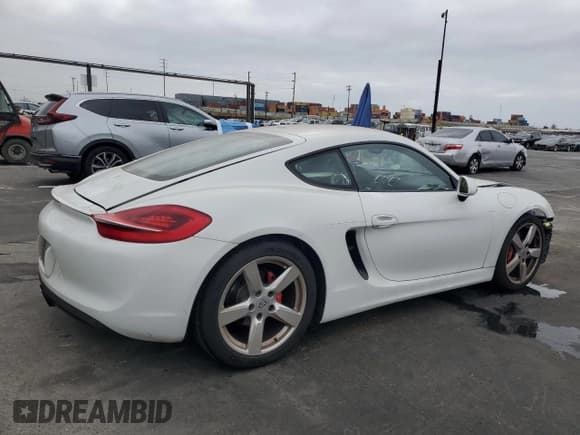 ✅ 2015 Porsche Cayman S • VIN: WP0AB2A80FK180138 • Lot: 54368425. Listed on Copart with 103,542 mi. Free auction sales archive from the USA and detailed vehicle history report at DreamBid. Image 3.