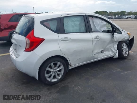 ✅ 2016 Nissan Note SV • VIN: 3N1CE2CP6GL404424 • Lot: 43616221. Listed on IAAI with 84,188 mi. Free auction sales archive from the USA and detailed vehicle history report at DreamBid. Image 4.