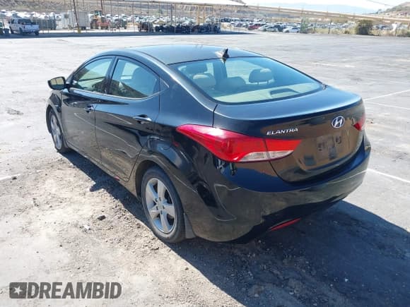✅ 2013 Hyundai Elantra GLS • VIN: KMHDH4AE0DU920846 • Lot: 43422626. Listed on IAAI with 125,182 mi. Free auction sales archive from the USA and detailed vehicle history report at DreamBid. Image 3.