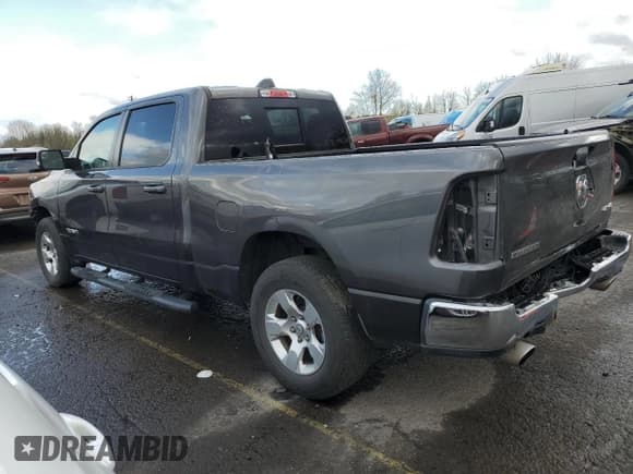 ✅ 2021 Ram 1500 Big Horn • VIN: 1C6SRFMT6MN615853 • Lot: 50740235. Listed on Copart with 38,237 mi. Free auction sales archive from the USA and detailed vehicle history report at DreamBid. Image 2.