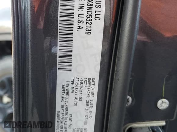 ✅ 2022 Jeep Cherokee Trailhawk • VIN: 1C4PJMBX8ND532139 • Lot: 87020215. Listed on Copart with 30,875 mi. Free auction sales archive from the USA and detailed vehicle history report at DreamBid. Image 14.