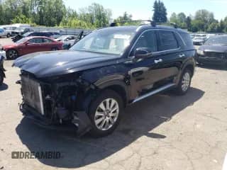2023 Hyundai Palisade SEL с VIN KM8R2DGE3PU573273, выставлен на аукционе Copart как лот 63050405 с пробегом 25 642 миль миль и Списание • Salvage title. История ставок и продаж доступна на DreamBid. Изображение 1.