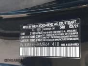 ✅ 2021 Mercedes-Benz C 300 • VIN: W1KWF8EB4MR641418 • Lot: 42657948. Wystawiony na IAAI z przebiegiem 29 644 mil. Bezpłatny archiwum sprzedaży aukcyjnych z USA i szczegółowy raport historii pojazdu na DreamBid. Zdjęcie 9.