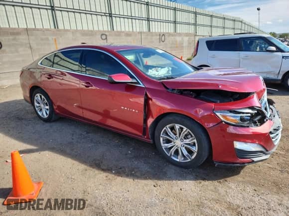 2019 Chevrolet Malibu LT with VIN 1G1ZD5ST2KF115479, listed as a Copart auction lot 80122155 with 99,755 mi miles and Salvage title. Bid and sale history available at DreamBid. Image 4.