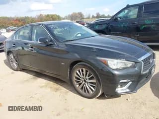 ✅ 2019 Infiniti Q50 Luxe • VIN: JN1EV7AR2KM594151 • Lot: 43644091. Listed on IAAI with 110,739 mi. Free auction sales archive from the USA and detailed vehicle history report at DreamBid. Image 1.