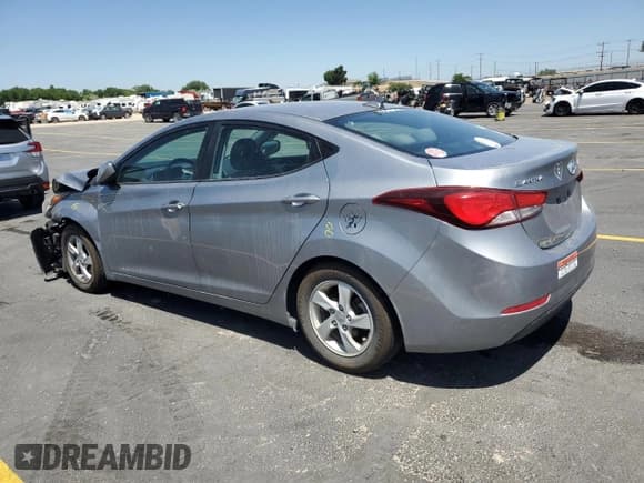 ✅ 2015 Hyundai Elantra SE • VIN: KMHDH4AE9FU257988 • Lot: 61428775. Listed on Copart with 151,980 mi. Free auction sales archive from the USA and detailed vehicle history report at DreamBid. Image 2.