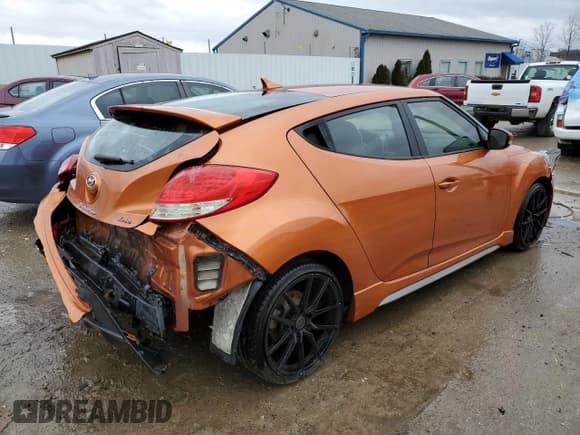✅ 2015 Hyundai Veloster Turbo • VIN: KMHTC6AE4FU228789 • Lot: 85890024. Wystawiony na Copart z przebiegiem 116 284 mil. Bezpłatny archiwum sprzedaży aukcyjnych z USA i szczegółowy raport historii pojazdu na DreamBid. Zdjęcie 3.