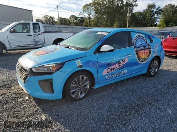 2017 Hyundai Ioniq Limited z VIN KMHC85LC0HU044086, wystawiony jako Copart lot #70186174 z przebiegiem 149 770 mil mil oraz Szkoda całkowita • Salvage title. Historia ofert i sprzedaży dostępna na DreamBid. Obrazek 1.