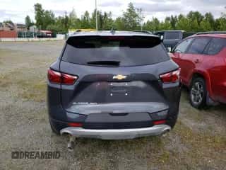 2022 Chevrolet Blazer LT with VIN 3GNKBHR45NS188755, listed as a Copart auction lot 38029724 with 10,280 mi miles and Clean title. Bid and sale history available at DreamBid. Image 6.