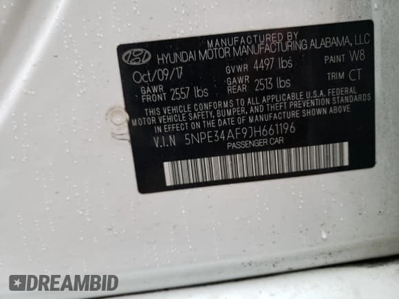 ✅ 2018 Hyundai Sonata Limited • VIN: 5NPE34AF9JH661196 • Lot: 42254783. Listed on Copart with 54,835 mi. Free auction sales archive from the USA and detailed vehicle history report at DreamBid. Image 13.