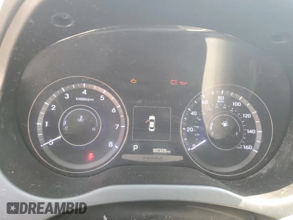 ✅ 2016 Hyundai Azera • VIN: KMHFG4JG7GA505722 • Lot: 60735405. Listed on Copart with 90,328 mi. Free auction sales archive from the USA and detailed vehicle history report at DreamBid. Image 9.