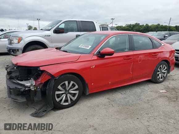 ✅ 2023 Honda Civic LX • VIN: 2HGFE2F20PH569373 • Lot: 69703695. Wystawiony na Copart z przebiegiem 51 620 mil. Bezpłatny archiwum sprzedaży aukcyjnych z USA i szczegółowy raport historii pojazdu na DreamBid. Zdjęcie 1.