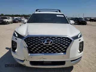 ✅ 2021 Hyundai Palisade Calligraphy • VIN: KM8R7DHE5MU228449 • Лот: 74744744. Опубликован ранее на Copart с пробегом 56 509 миль. Бесплатный доступ к архиву аукционных продаж из США и подробный отчёт об истории автомобиля на DreamBid. Изображение 5.