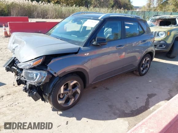 ✅ 2023 Hyundai Venue SEL • VIN: KMHRC8A32PU212998 • Lot: 40728636. Listed on IAAI with 27,844 mi. Free auction sales archive from the USA and detailed vehicle history report at DreamBid. Image 2.