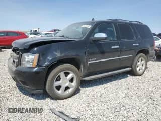 2013 Chevrolet Tahoe LTZ with VIN 1GNSKCE01DR257321, listed as a Copart auction lot 65388095 with 131,835 mi miles and Salvage title. Bid and sale history available at DreamBid. Image 1.