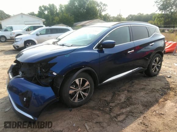 ✅ 2021 Nissan Murano SV • VIN: 5N1AZ2BS4MC144574 • Lot: 42354077. Wystawiony na IAAI z przebiegiem 79 589 mil. Bezpłatny archiwum sprzedaży aukcyjnych z USA i szczegółowy raport historii pojazdu na DreamBid. Zdjęcie 2.