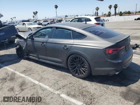✅ 2019 Audi RS 5 Sportback • VIN: WUABWCF5XKA901680 • Lot: 62412675. Listed on Copart with Not provided. Free auction sales archive from the USA and detailed vehicle history report at DreamBid. Image 2.