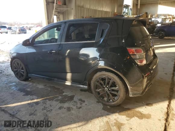 2020 Chevrolet Sonic Premier with VIN 1G1JF6SB9L4100446, listed as a Copart auction lot 87485154 with 84,883 mi miles and Salvage title. Bid and sale history available at DreamBid. Image 2.