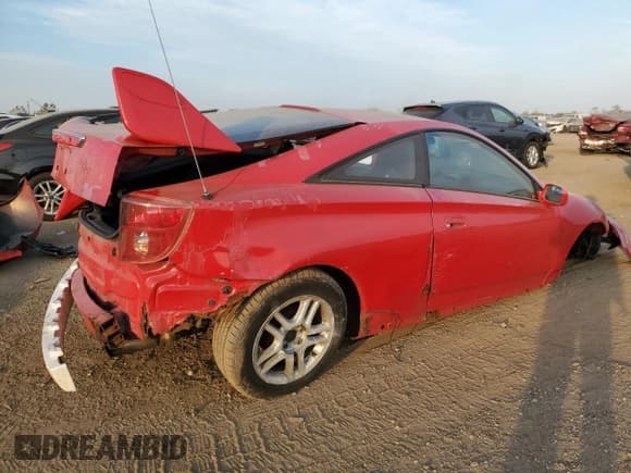 ✅ 2003 Toyota Celica GT • VIN: JTDDR32T730166231 • Lot: 74441834. Listed on Copart with 187,022 mi. Free auction sales archive from the USA and detailed vehicle history report at DreamBid. Image 3.