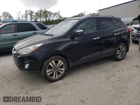 2015 Hyundai Tucson SE z VIN KM8JU3AG0FU025970, wystawiony jako Copart lot #50872954 z przebiegiem 194 132 mil mil oraz . Historia ofert i sprzedaży dostępna na DreamBid. Obrazek 1.