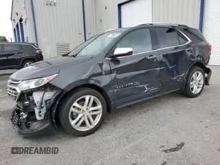 2020 Chevrolet Equinox Premier with VIN 3GNAXPEX2LS588048, listed as a Copart auction lot 80175905 with 124,723 mi miles and Clean title. Bid and sale history available at DreamBid. Image 1.