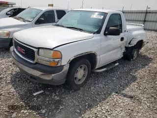 2002 GMC Sierra 1500 with VIN 1GTEC14W72Z334848, listed as a Copart auction lot 59733325 with 213,155 mi miles and Salvage title. Bid and sale history available at DreamBid. Image 1.