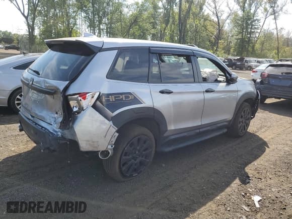 ✅ 2022 Honda Passport EX-L • VIN: 5FNYF8H50NB031970 • Lot: 80192355. Listed on Copart with 54,898 mi. Free auction sales archive from the USA and detailed vehicle history report at DreamBid. Image 3.